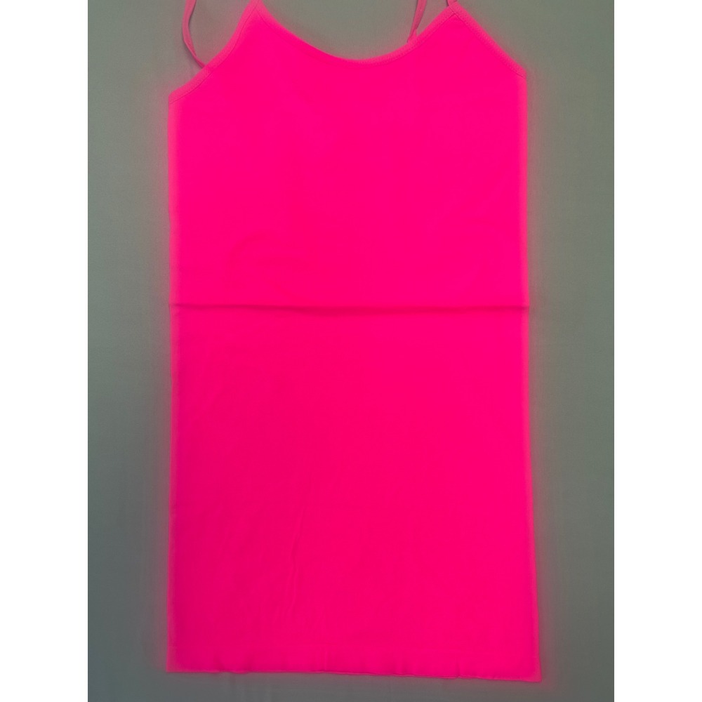 Prime Cut Neon Pink Camisole Seamless Spaghetti Strap Tank Top One Size T23